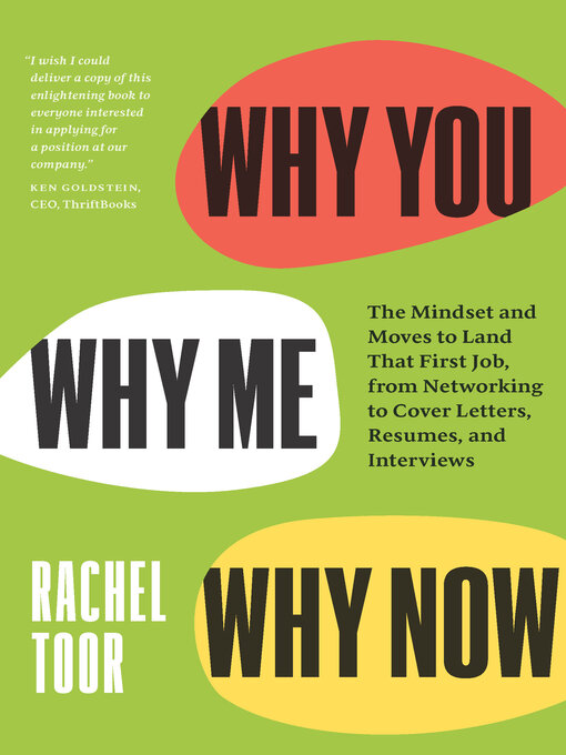 Title details for Why You, Why Me, Why Now by Rachel Toor - Available